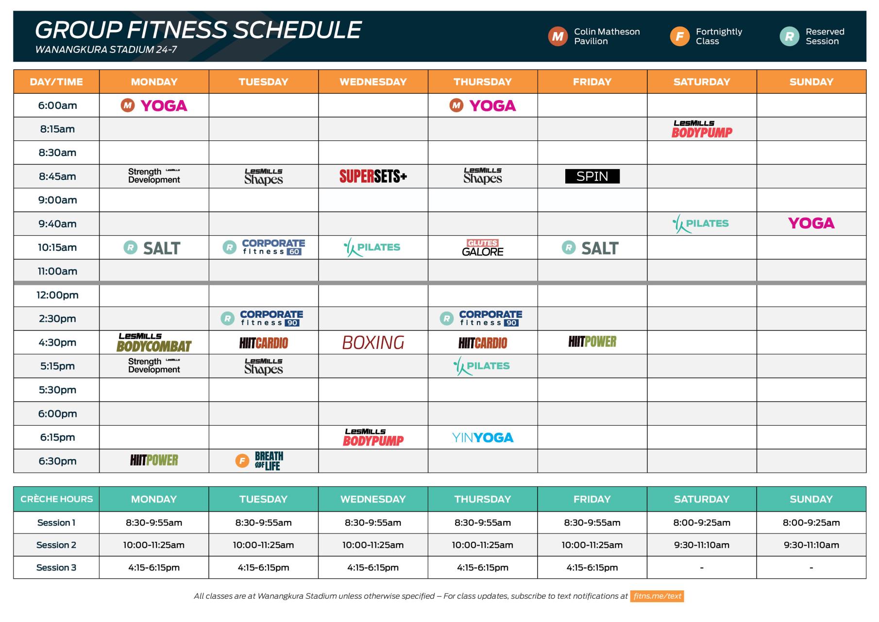 Timetable